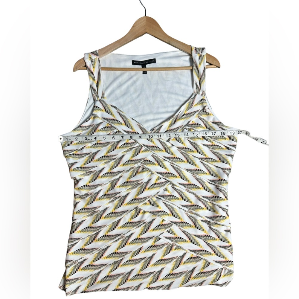 White House Black Market‎ Womens V-Neck Sleeveless Summer Top Size XL - Picture 6 of 9